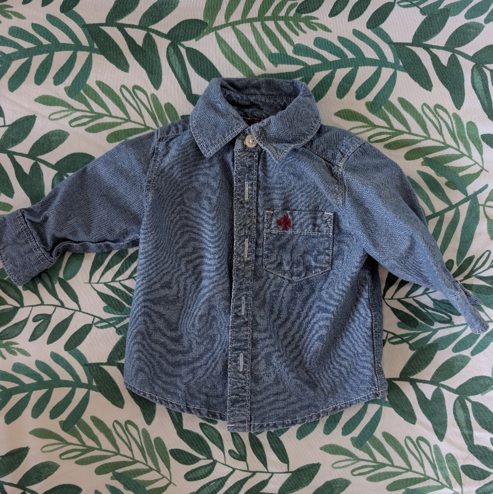 Carter's Blue Denim Baby Shirt